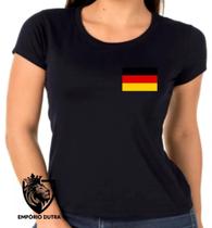Baby look blusa Feminina ou Camiseta Unissex bandeira Alemanha germany