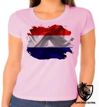 Baby look blusa Feminina ou Camiseta Unissex bandeira Holanda netherlands Baby look blusa Feminina ou Camiseta Unissex bandeira Holanda netherlands