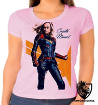 Baby look blusa Feminina ou Camiseta Unissex Capitã girl vingadores avengers Baby look blusa Feminina ou Camiseta Unissex Capitã girl vingadores avengers