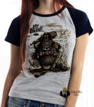 Baby look blusa feminina ou Camiseta unissex Capitão Bat Caverna