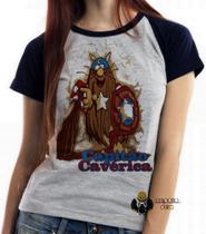 Baby look blusa feminina ou Camiseta unissex Capitão Cavérica
