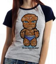 Baby look blusa feminina ou Camiseta unissex Coisa Quarteto Fantástico Baby look blusa feminina ou Camiseta unissex Coisa Quarteto Fantástico