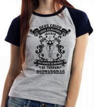 Baby look blusa feminina ou Camiseta unissex Contadora