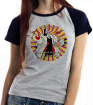 Baby look blusa feminina ou Camiseta unissex Cruella Deville 101 dalmatas if she