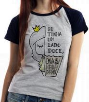 Baby look blusa feminina ou Camiseta unissex Cupcake