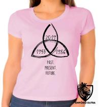 Baby look blusa Feminina ou Camiseta Unissex Dark past present future Baby look blusa Feminina ou Camiseta Unissex Dark past present future