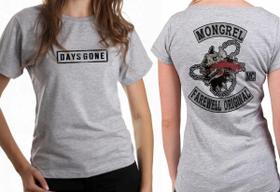 Baby look blusa Feminina ou Camiseta Unissex Days Gone game moto harley