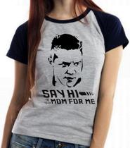 Baby look blusa Feminina ou Camiseta Unissex De volta para o futuro Biff diga oi pra sua mãe Baby look blusa Feminina ou Camiseta Unissex De volta para o futuro Biff diga oi pra sua mãe