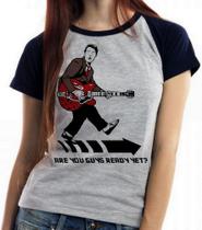 Baby look blusa Feminina ou Camiseta Unissex De volta para o futuro Marty guitarra Baby look blusa Feminina ou Camiseta Unissex De volta para o futuro Marty guitarra