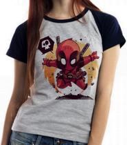 Baby look blusa feminina ou Camiseta unissex Dead Pool Baby look blusa feminina ou Camiseta unissex Dead Pool