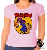 Baby look blusa Feminina ou Camiseta Unissex Dick vigarista muttley corrida maluca wacky races Baby look blusa Feminina ou Camiseta Unissex Dick vigarista muttley corrida maluca wacky races