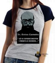 Baby look blusa feminina ou Camiseta unissex Enéas Carneiro direita conhecimento