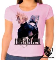 Baby look blusa Feminina ou Camiseta Unissex Final Fantasy Baby look blusa Feminina ou Camiseta Unissex Final Fantasy