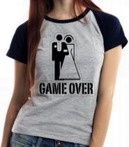 Baby look blusa feminina ou Camiseta unissex Game Over