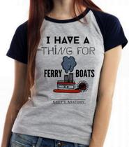 Baby look blusa feminina ou Camiseta unissex Grey's Anatomy Barca Derek Baby look blusa feminina ou Camiseta unissex Grey's Anatomy Barca Derek