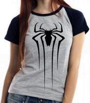 Baby look blusa feminina ou Camiseta unissex Homem Aranha Venom