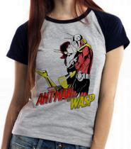 Baby look blusa feminina ou Camiseta unissex Homem Formiga e a Vespa