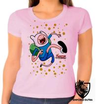 Baby look blusa Feminina ou Camiseta Unissex Hora da Aventura Jake run cartoon Baby look blusa Feminina ou Camiseta Unissex Hora da Aventura Jake run cartoon