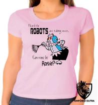 Baby look blusa Feminina ou Camiseta Unissex Jetson Can mine be Rosie robo Baby look blusa Feminina ou Camiseta Unissex Jetson Can mine be Rosie robo