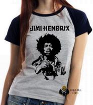 Baby look blusa feminina ou Camiseta unissex Jimi Hendrix Woodstock