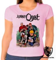 Baby look blusa Feminina ou Camiseta Unissex jonny quest desenho antigo Baby look blusa Feminina ou Camiseta Unissex jonny quest desenho antigo