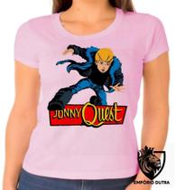 Baby look blusa Feminina ou Camiseta Unissex jonny quest desenho antigo Baby look blusa Feminina ou Camiseta Unissex jonny quest desenho antigo