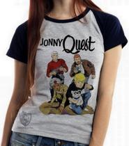 Baby look blusa feminina ou Camiseta unissex Jonny Quest turma Baby look blusa feminina ou Camiseta unissex Jonny Quest turma