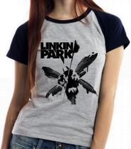 Baby look blusa feminina ou Camiseta unissex Linkin Park Soldier