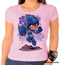 Baby look blusa Feminina ou Camiseta Unissex MEGA MAN rockman capcom