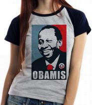 Baby Look Blusa Feminina ou Camiseta Unissex Mussum Obamis Baby Look Blusa Feminina ou Camiseta Unissex Mussum Obamis