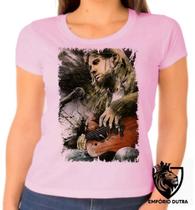 Baby look blusa Feminina ou Camiseta Unissex Nirvana Kurt Cobain pintura Baby look blusa Feminina ou Camiseta Unissex Nirvana Kurt Cobain pintura