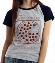 Baby Look Blusa Feminina ou Camiseta Unissex Peter Parker Pizza
