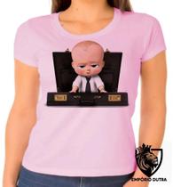 Baby look blusa Feminina ou Camiseta Unissex poderoso chefinho chefão desenho filme