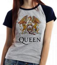 Baby look blusa feminina ou Camiseta unissex Queen Color