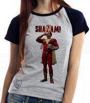 Baby look blusa feminina ou Camiseta unissex Shazam Baby look blusa feminina ou Camiseta unissex Shazam
