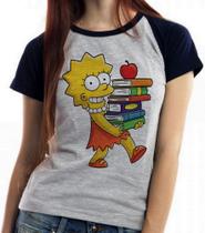 Baby look blusa Feminina ou Camiseta Unissex Simpsons Lisa Baby look blusa Feminina ou Camiseta Unissex Simpsons Lisa