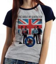 Baby look blusa feminina ou Camiseta unissex The Who Banda