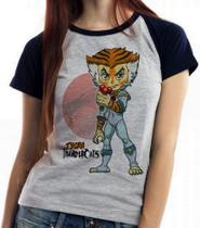 Baby look blusa Feminina ou Camiseta Unissex Thundercats Tygra Baby look blusa Feminina ou Camiseta Unissex Thundercats Tygra
