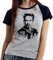 Baby Look Blusa Feminina ou Camiseta Unissex Tony Stark