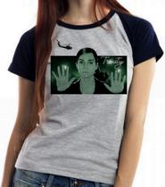 Baby look blusa Feminina ou Camiseta Unissex Trinity Matrix Baby look blusa Feminina ou Camiseta Unissex Trinity Matrix