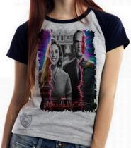Baby look blusa Feminina ou Camiseta Unissex Wanda Vision TV Baby look blusa Feminina ou Camiseta Unissex Wanda Vision TV