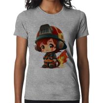 Baby Look Bombeiro Mirim - Foca na Moda