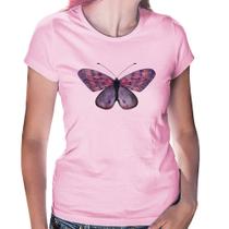 Baby Look Borboleta Lilás - Foca na Moda