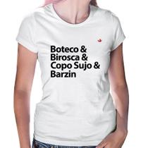 Baby Look Boteco & Birosca & Copo Sujo & Barzin - Foca na Moda