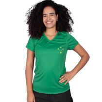 Baby Look Brasil Copa 2022 Feminina Verde