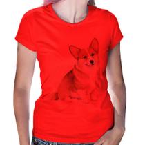 Baby Look Cachorro Welsh Corgi Pembroke - Foca na Moda