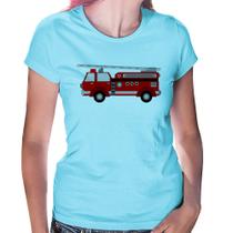 Baby Look Caminhão de Bombeiro - Foca na Moda