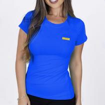 Baby Look Camisa Blusa Camiseta Feminina do Brasil Copa Bandeira Mulher Patriota