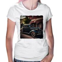 Baby Look Carro vintage na cidade - Foca na Moda