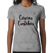 Baby Look Ciências Contábeis por amor - Foca na Moda